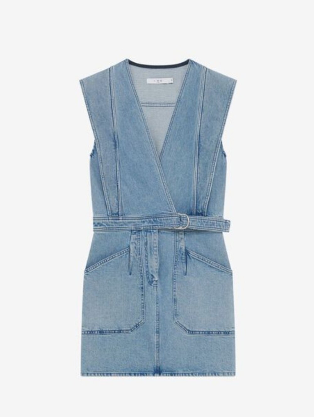 NWT IRO PARIS QUITANA DENIM MINI DRESS- Size 36